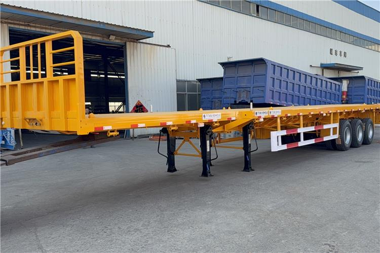 TITAN 3 Axle 24m Extendable Flatbed Trailer for Sale In Chile - Semi-remorque porte-conteneur/ Caisse mobile: photos 4 TITAN 3 Axle 24m Extendable Flatbed Trailer for Sale In Chile - Semi-remorque porte-conteneur/ Caisse mobile: photos 4