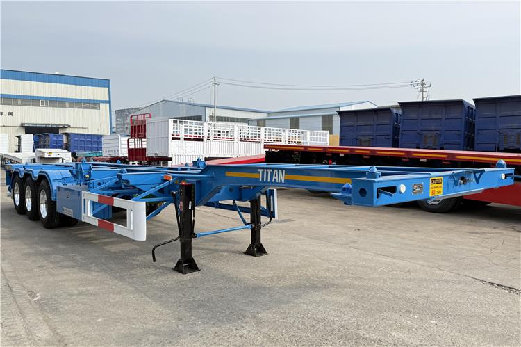 TITAN 3 Axle 40 foot Container Trailer for Sale In Senegal - Semi-remorque châssis: photos 2 TITAN 3 Axle 40 foot Container Trailer for Sale In Senegal - Semi-remorque châssis: photos 2