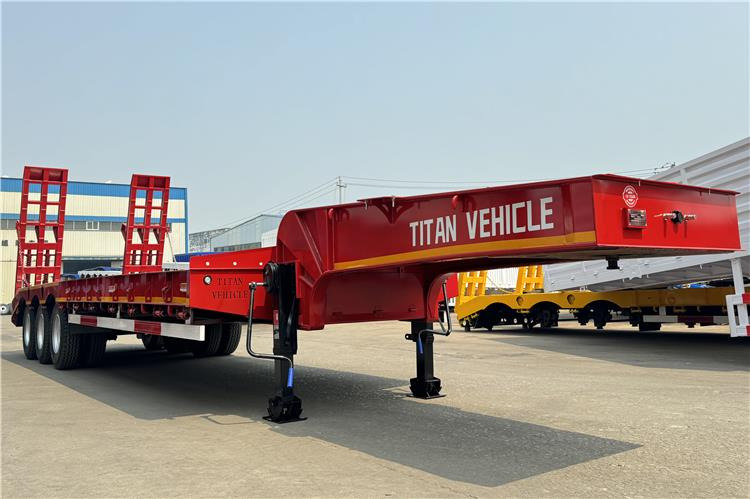 TITAN 3 Axle 60 Ton Truck Lowbed Trailer for Sale In Kenya - Semi-remorque surbaissé: photos 1 TITAN 3 Axle 60 Ton Truck Lowbed Trailer for Sale In Kenya - Semi-remorque surbaissé: photos 1