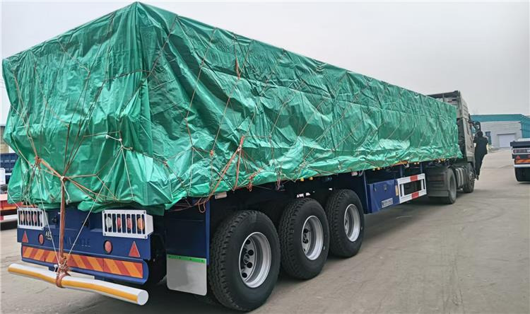 TITAN 3 Axle Flatbed Trailer will be ship to Zambia - Semi-remorque plateau: photos 1 TITAN 3 Axle Flatbed Trailer will be ship to Zambia - Semi-remorque plateau: photos 1