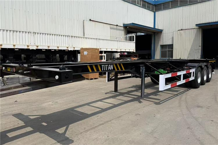TITAN 3 Axle Skeletal Semi Trailer Price for Sale Near Me In Jamaica - Semi-remorque châssis: photos 2 TITAN 3 Axle Skeletal Semi Trailer Price for Sale Near Me In Jamaica - Semi-remorque châssis: photos 2