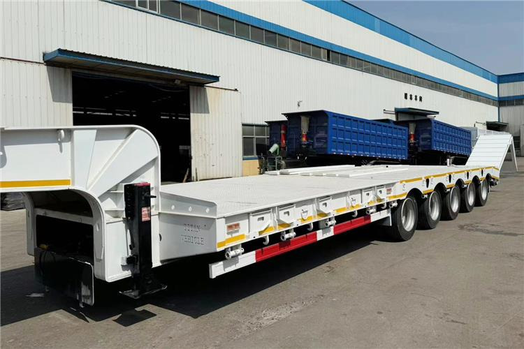 TITAN 5 Axle 100 Ton Low Bed Trailer for Sale In Tanzania - Semi-remorque surbaissé: photos 4 TITAN 5 Axle 100 Ton Low Bed Trailer for Sale In Tanzania - Semi-remorque surbaissé: photos 4