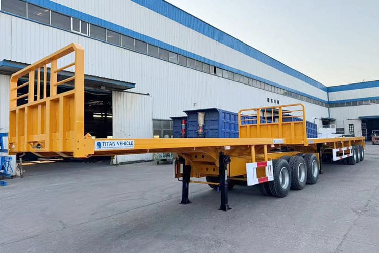 TITAN Flatbed Superlink Trailer for Sale in Zambia - Semi-remorque plateau: photos 1 TITAN Flatbed Superlink Trailer for Sale in Zambia - Semi-remorque plateau: photos 1