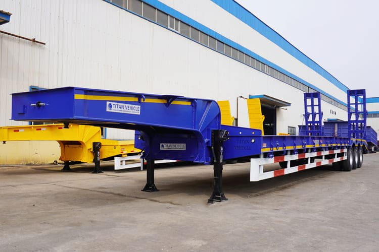 TITAN Tri Axle Low Loader Trailer for Sale in Mali - Semi-remorque surbaissé: photos 1 TITAN Tri Axle Low Loader Trailer for Sale in Mali - Semi-remorque surbaissé: photos 1