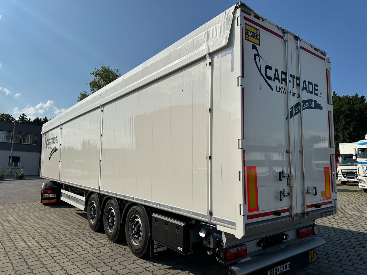 Kraker CF-200ZL Lift 92m³ Müllplane - Semi-remorque à fond mouvant: photos 3 Kraker CF-200ZL Lift 92m³ Müllplane - Semi-remorque à fond mouvant: photos 3