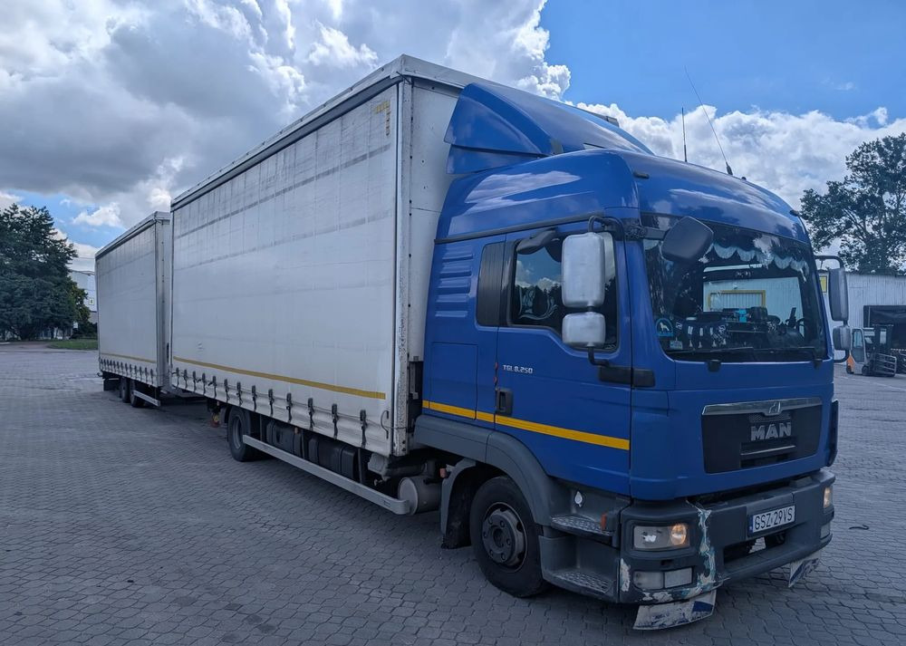 MAN TGL 8.250 - Camion à rideaux coulissants, Remorque rideaux coulissants: photos 5 MAN TGL 8.250 - Camion à rideaux coulissants, Remorque rideaux coulissants: photos 5