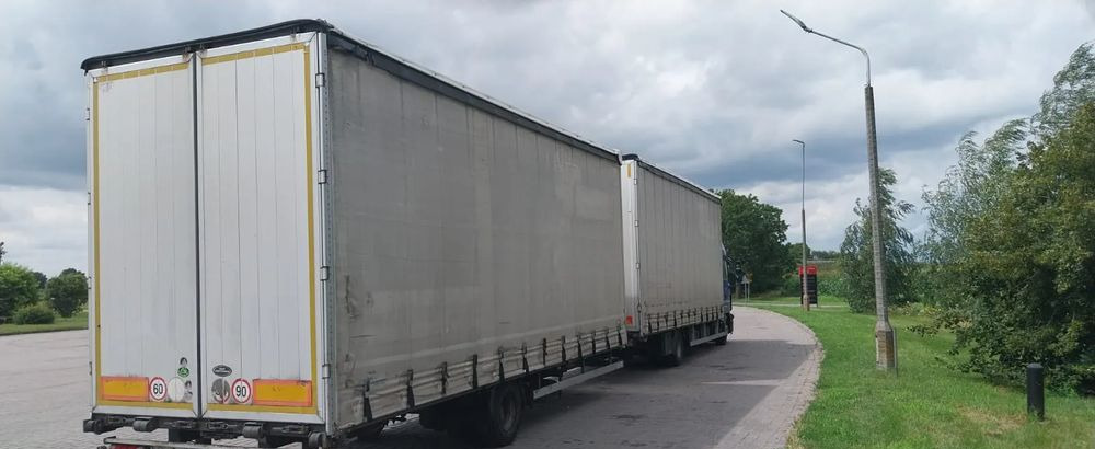 Camion à rideaux coulissants, Remorque rideaux coulissants MAN TRUCK TGL: photos 9