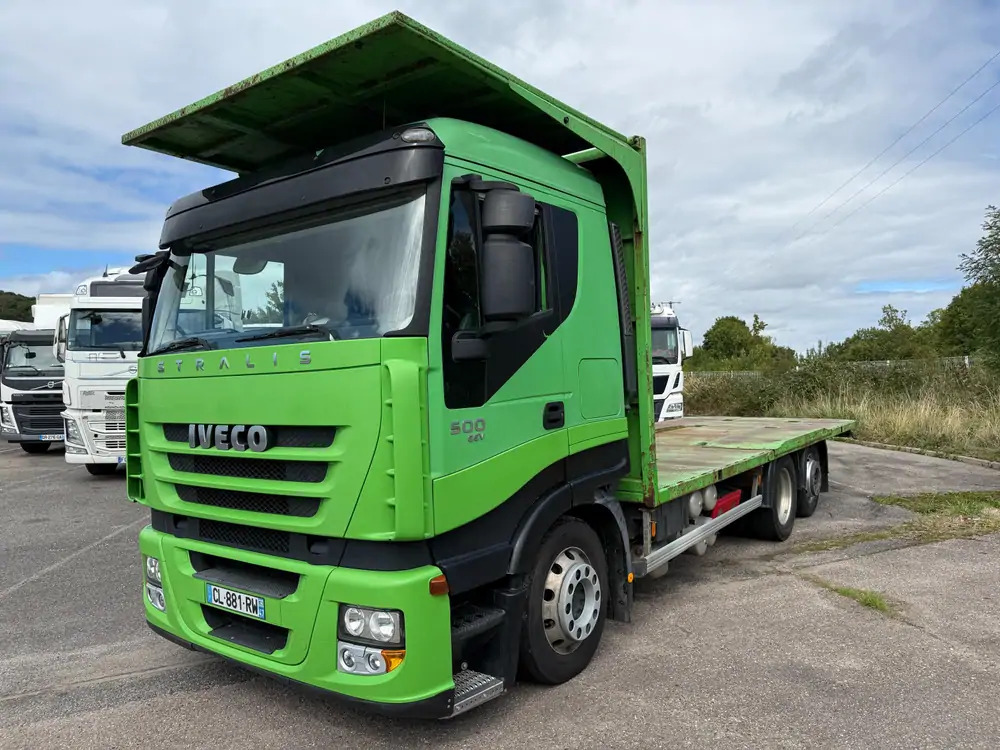 Iveco Stralis AS260S50Y/FS *500 CV*INTARDER - Camion plateau: photos 1 Iveco Stralis AS260S50Y/FS *500 CV*INTARDER - Camion plateau: photos 1
