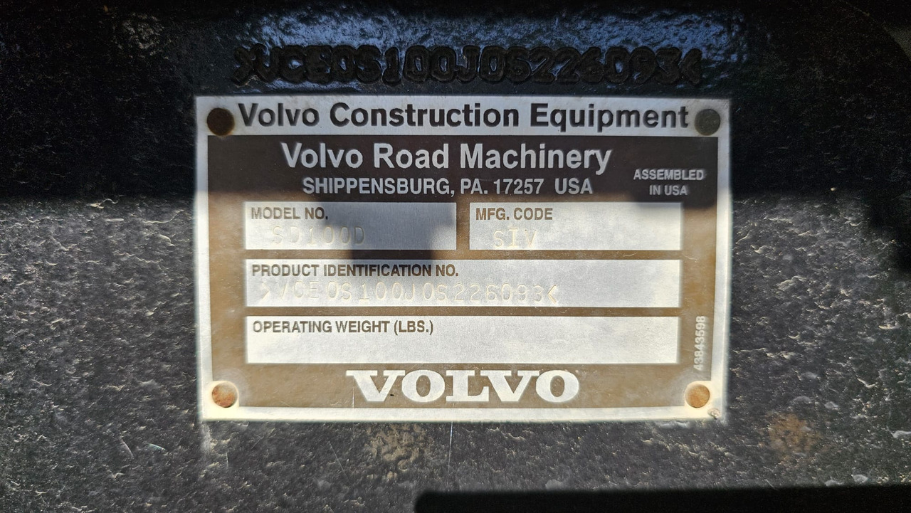 VOLVO SD100D - Compacteur: photos 3 VOLVO SD100D - Compacteur: photos 3