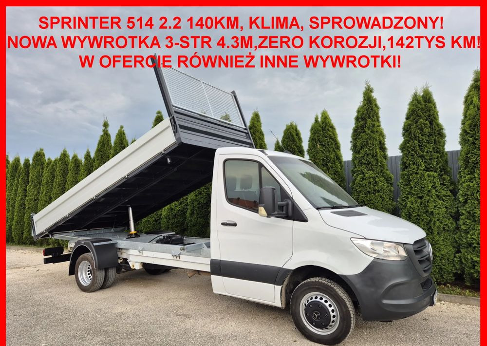 Mercedes-Benz Sprinter 514CDI 140KM - Utilitaire benne: photos 1 Mercedes-Benz Sprinter 514CDI 140KM - Utilitaire benne: photos 1