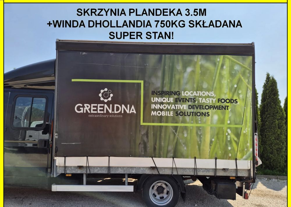 Skrzynia plandeka Firanka 3.5m winda Dhollandia 750kg składana, Iveco, Super stan! - Carrosserie bâchee: photos 1 Skrzynia plandeka Firanka 3.5m winda Dhollandia 750kg składana, Iveco, Super stan! - Carrosserie bâchee: photos 1