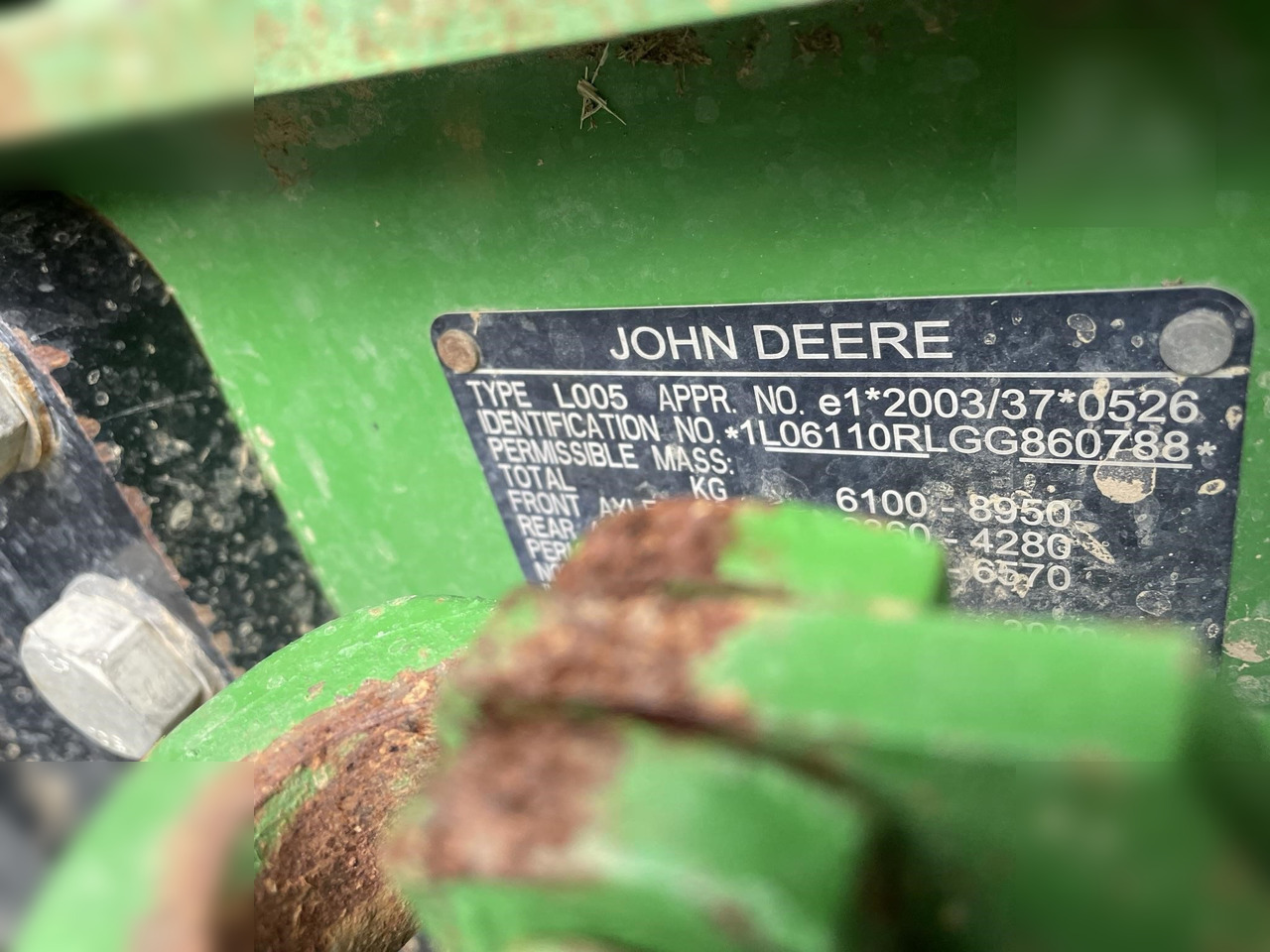 2016 JOHN DEERE 6110R - Tracteur agricole: photos 2 2016 JOHN DEERE 6110R - Tracteur agricole: photos 2