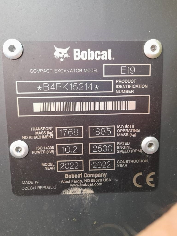 Bobcat E 19 en leasing occasion Bobcat E 19: photos 7 Bobcat E 19 en leasing occasion Bobcat E 19: photos 7