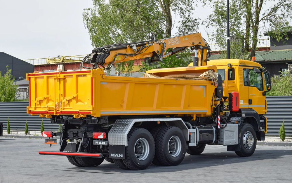 MAN TGS 26.400 / 6x4 / EURO 6 / UDT / HDS FASSI 165 / WYSUW x3 / ROTATOR / CHWYTAK / STEROWANIE RADIOWE / WZMOCNIONA RAMA / WYWROTKA / HYDROBURTA / AUTOMAT / 2017 / NOWE OPONY - 100% / NISKI PRZEBIEG - Camion benne, Camion grue: photos 5 MAN TGS 26.400 / 6x4 / EURO 6 / UDT / HDS FASSI 165 / WYSUW x3 / ROTATOR / CHWYTAK / STEROWANIE RADIOWE / WZMOCNIONA RAMA / WYWROTKA / HYDROBURTA / AUTOMAT / 2017 / NOWE OPONY - 100% / NISKI PRZEBIEG - Camion benne, Camion grue: photos 5