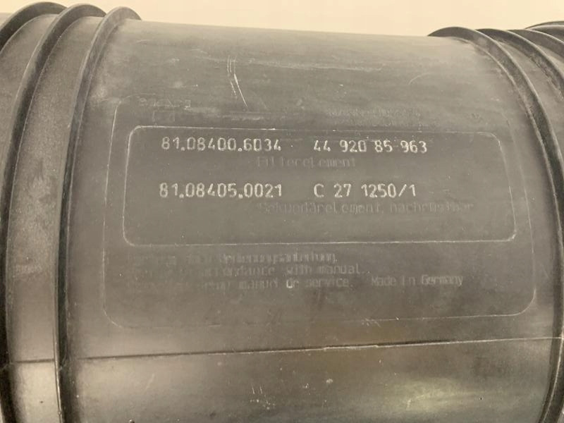FILTR POWIETRZA OBUDOWA FILTRA MAN TGS TGX TGA - Filtre à air pour Camion: photos 4 FILTR POWIETRZA OBUDOWA FILTRA MAN TGS TGX TGA - Filtre à air pour Camion: photos 4