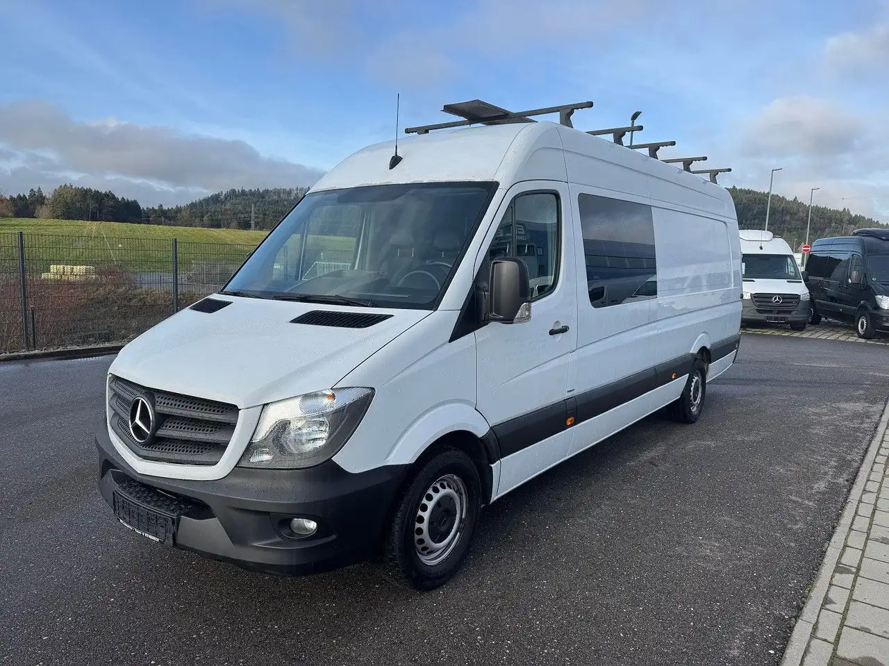 Mercedes-Benz Sprinter 319 CDI Maxi Lang XXL Extralang Mixto - Fourgon utilitaire, Utilitaire double cabine: photos 1 Mercedes-Benz Sprinter 319 CDI Maxi Lang XXL Extralang Mixto - Fourgon utilitaire, Utilitaire double cabine: photos 1