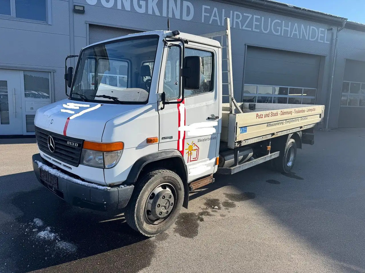 Mercedes-Benz Vario 813D Pritsche Lang AHK - Camion plateau: photos 1 Mercedes-Benz Vario 813D Pritsche Lang AHK - Camion plateau: photos 1