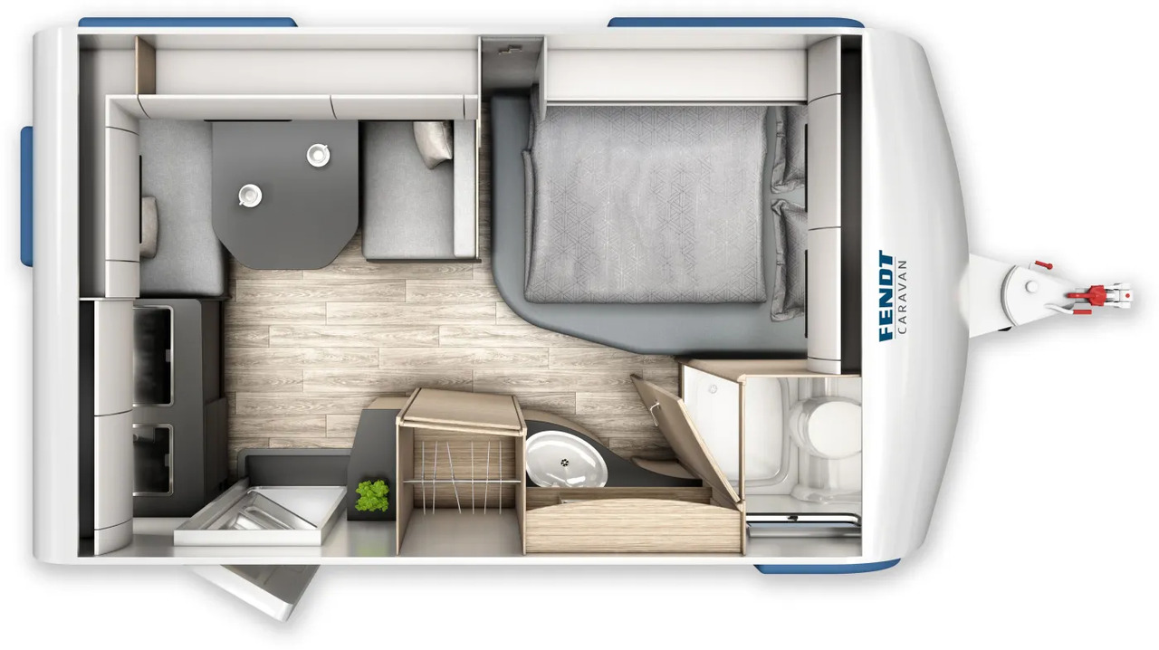 Wohnwagen Fendt Apero Activ 390 FH Modell 2026 - Caravane: photos 2 Wohnwagen Fendt Apero Activ 390 FH Modell 2026 - Caravane: photos 2