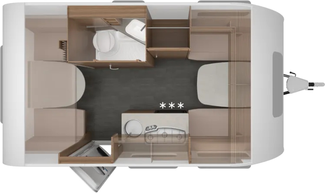 Wohnwagen Knaus Sport 400 LK - Caravane: photos 2 Wohnwagen Knaus Sport 400 LK - Caravane: photos 2