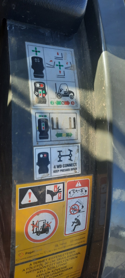 Chariot élévateur diesel AUSA C350HX 4 Closed Cabin All Wheel Drive: photos 14