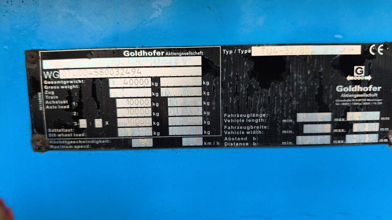 GOLDHOFER, 2010 god. - Remorque porte-engin surbaissée: photos 2 GOLDHOFER, 2010 god. - Remorque porte-engin surbaissée: photos 2