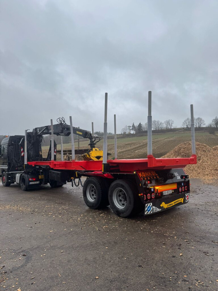 Semi-remorque grumier NACZEPA Z DŹWIGIEM DO DREWNA: photos 8 Semi-remorque grumier NACZEPA Z DŹWIGIEM DO DREWNA: photos 8