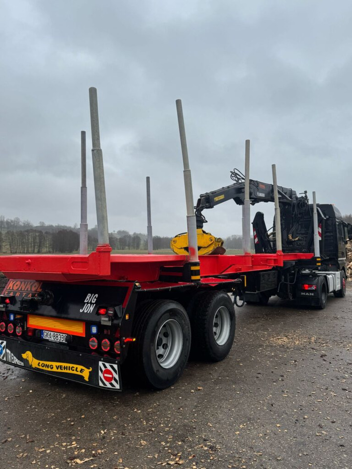 Semi-remorque grumier NACZEPA Z DŹWIGIEM DO DREWNA: photos 7 Semi-remorque grumier NACZEPA Z DŹWIGIEM DO DREWNA: photos 7