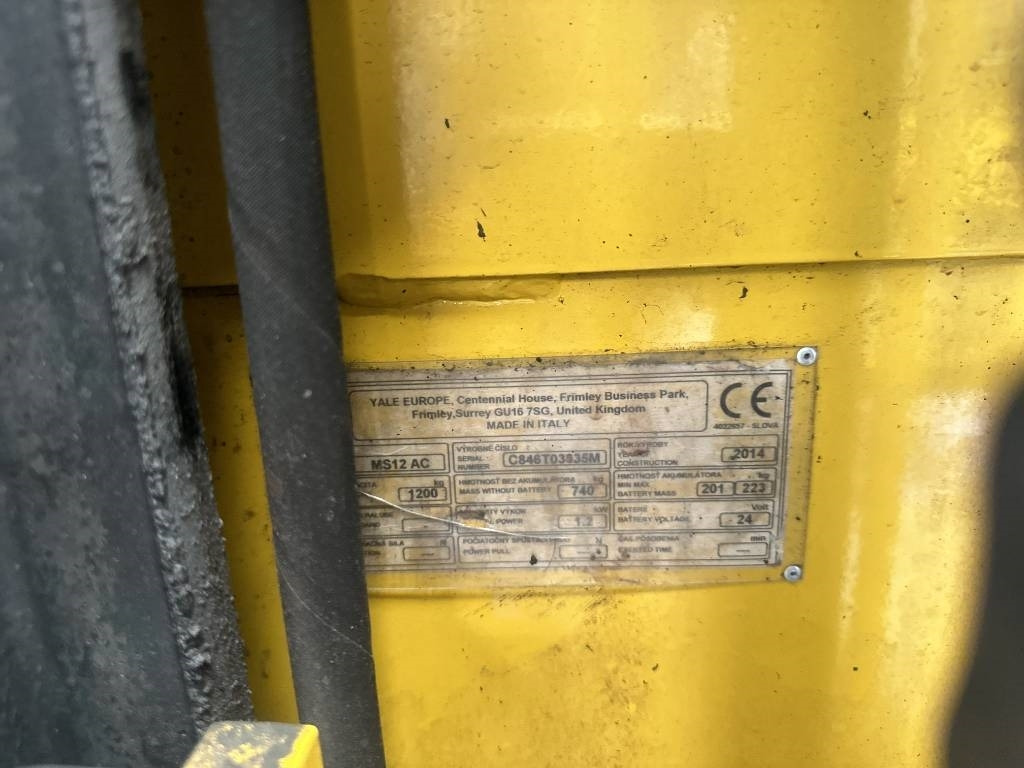 Yale ms12 - Gerbeur: photos 2 Yale ms12 - Gerbeur: photos 2