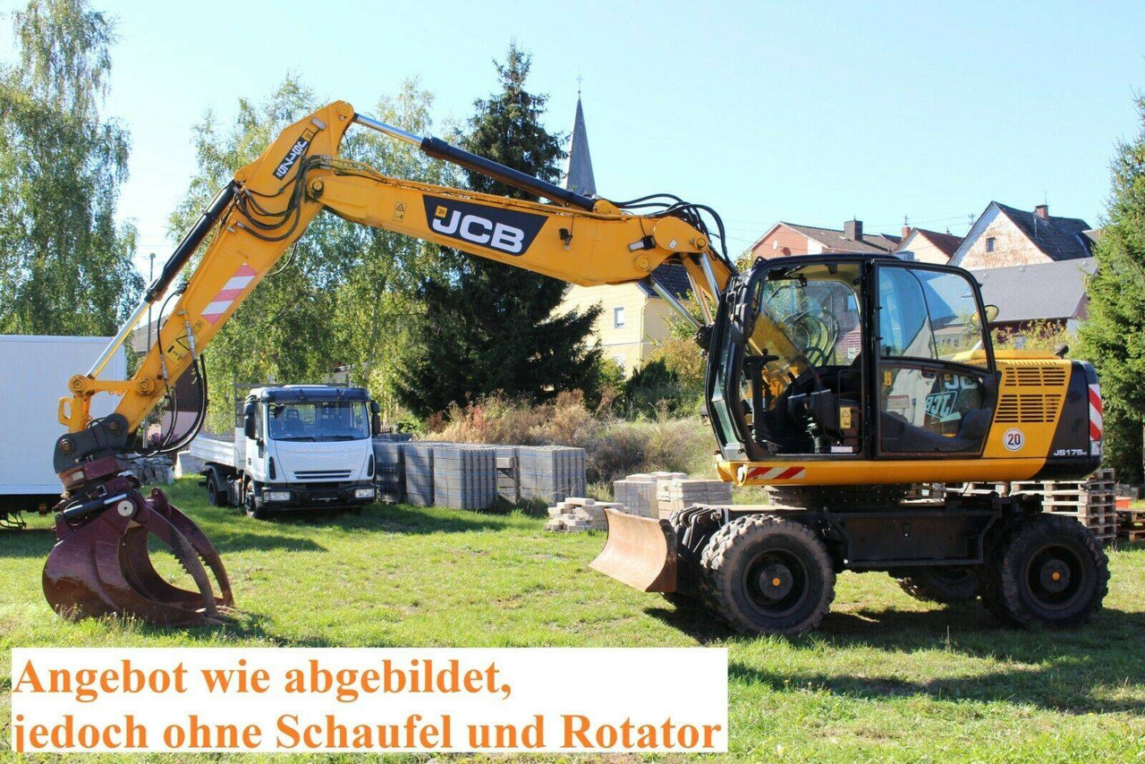 JCB JS 175 W Mobilbagger 18 to. Schnellwechsler - Pelle sur pneus: photos 1 JCB JS 175 W Mobilbagger 18 to. Schnellwechsler - Pelle sur pneus: photos 1