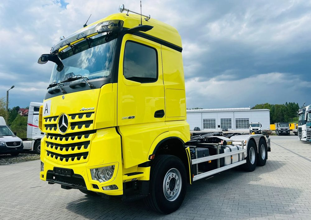 Mercedes-Benz AROCS 2663 / HAKOWIEC / 6X4 / PALFINGER / RETARDER / - Camion ampliroll: photos 5 Mercedes-Benz AROCS 2663 / HAKOWIEC / 6X4 / PALFINGER / RETARDER / - Camion ampliroll: photos 5