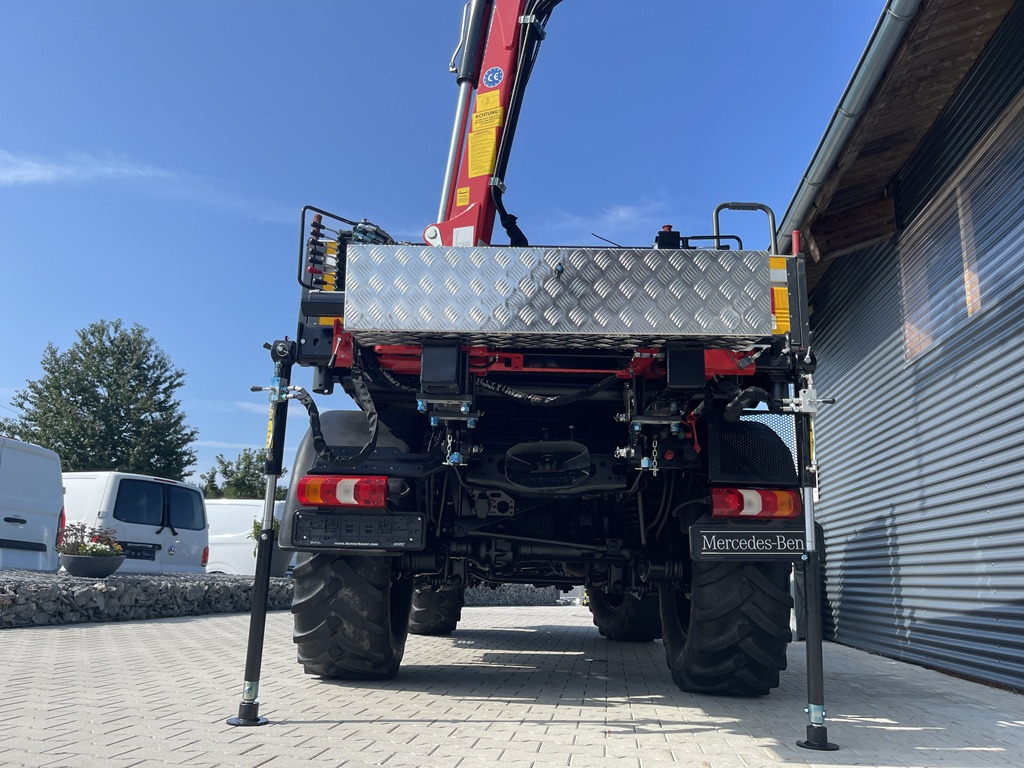 Unimog U318 - UHN mit Ladekran und Forstgreifer , Traumzustand - Camion grue: photos 5 Unimog U318 - UHN mit Ladekran und Forstgreifer , Traumzustand - Camion grue: photos 5