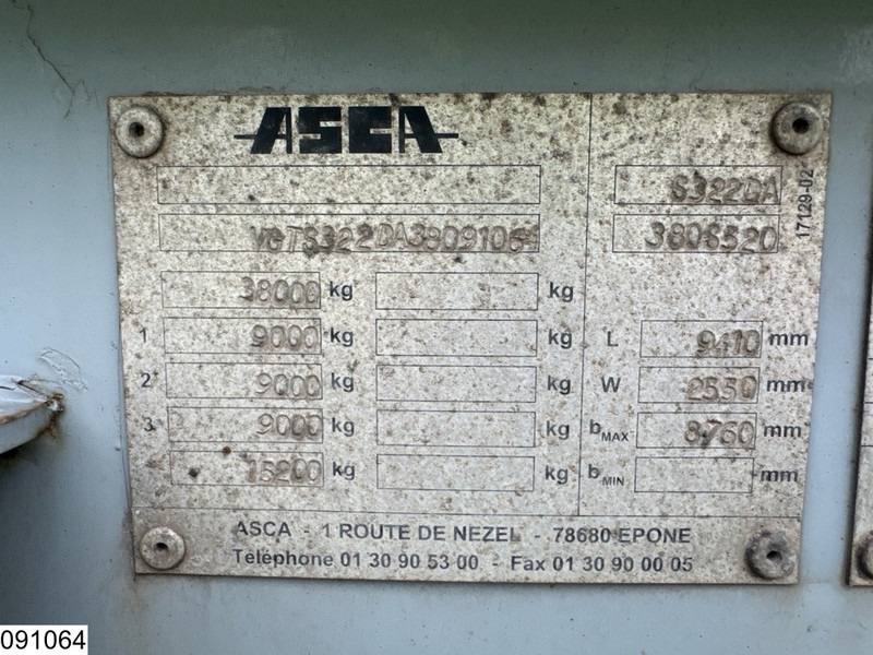 ASCA Chassis 10 / 20 / 30 ft, ADR - Semi-remorque porte-conteneur/ Caisse mobile: photos 4 ASCA Chassis 10 / 20 / 30 ft, ADR - Semi-remorque porte-conteneur/ Caisse mobile: photos 4