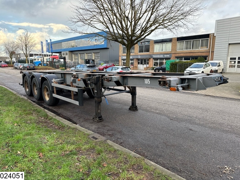 Semi-remorque porte-conteneur/ Caisse mobile Burg Chassis 10/20/30 FT: photos 8