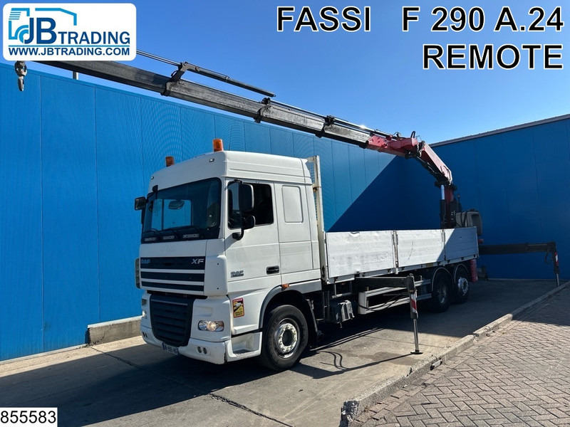 DAF XF 410 6x2, Fassi, Retarder, Remote - Camion plateau, Camion grue: photos 1 DAF XF 410 6x2, Fassi, Retarder, Remote - Camion plateau, Camion grue: photos 1