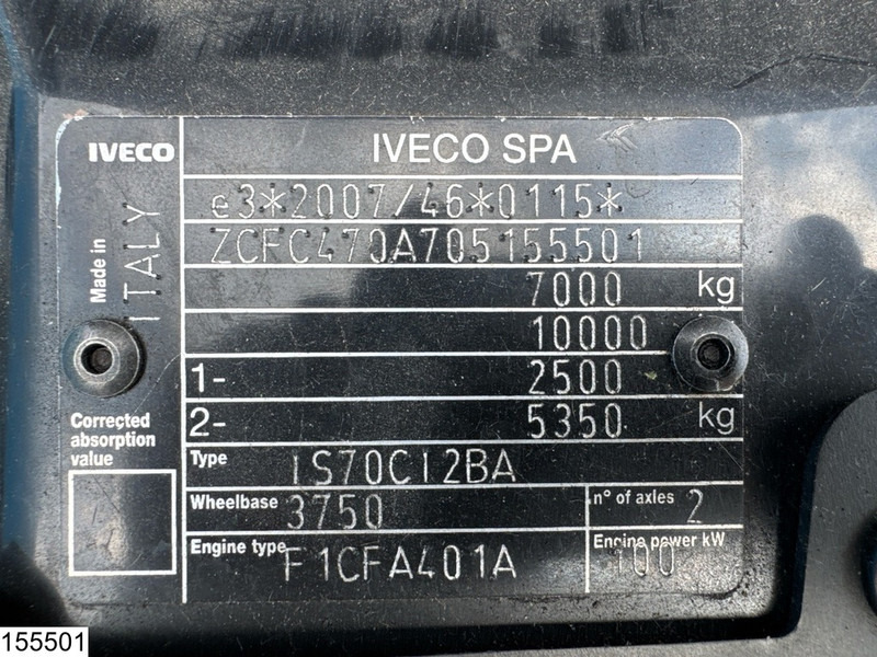 Iveco 70C14 EURO 6, Dhollandia, Engine problem - Camion fourgon: photos 5 Iveco 70C14 EURO 6, Dhollandia, Engine problem - Camion fourgon: photos 5