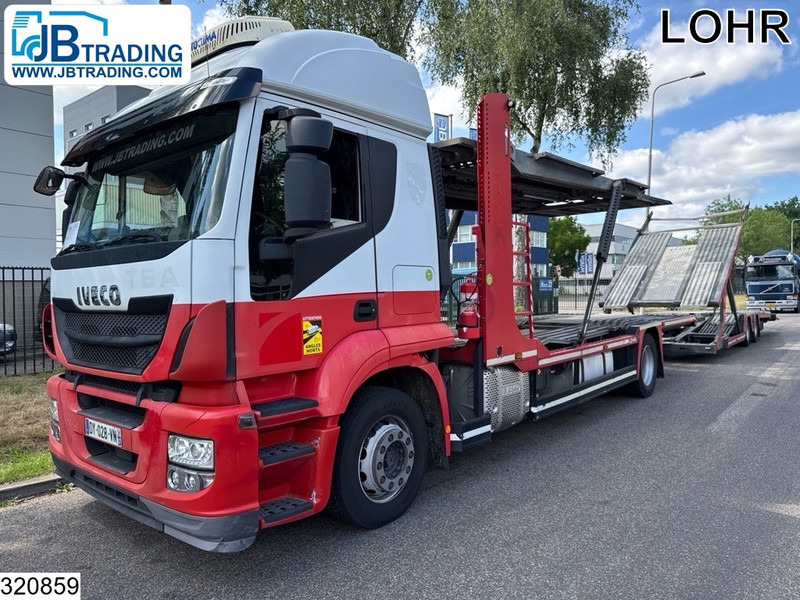 Iveco Stralis 420 EURO 6, Retarder, PTO, LOHR, Standairco - Camion porte-voitures: photos 1 Iveco Stralis 420 EURO 6, Retarder, PTO, LOHR, Standairco - Camion porte-voitures: photos 1