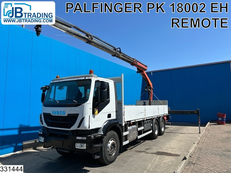 Iveco Trakker 360 6X4, EURO 6, Steel suspension, Palfinger - Camion plateau, Camion grue: photos 1 Iveco Trakker 360 6X4, EURO 6, Steel suspension, Palfinger - Camion plateau, Camion grue: photos 1