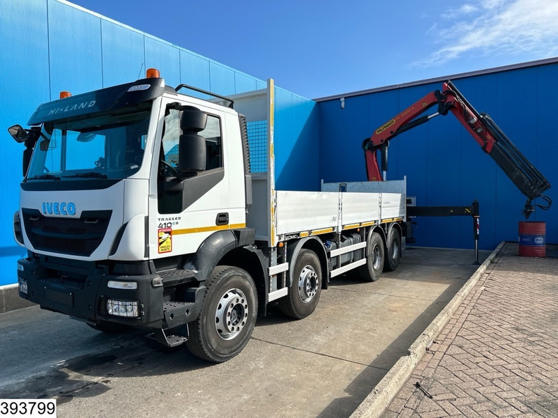 Iveco Trakker 410 8x4, EURO 6, Palfinger, Remote, Retarder - Camion plateau, Camion grue: photos 4 Iveco Trakker 410 8x4, EURO 6, Palfinger, Remote, Retarder - Camion plateau, Camion grue: photos 4