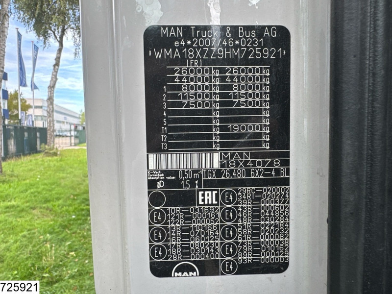 Camion à rideaux coulissants MAN TGX 26 480 6x2, EURO 6, Combi, Retarder, Dhollandia, 108,5m3: photos 8 Camion à rideaux coulissants MAN TGX 26 480 6x2, EURO 6, Combi, Retarder, Dhollandia, 108,5m3: photos 8