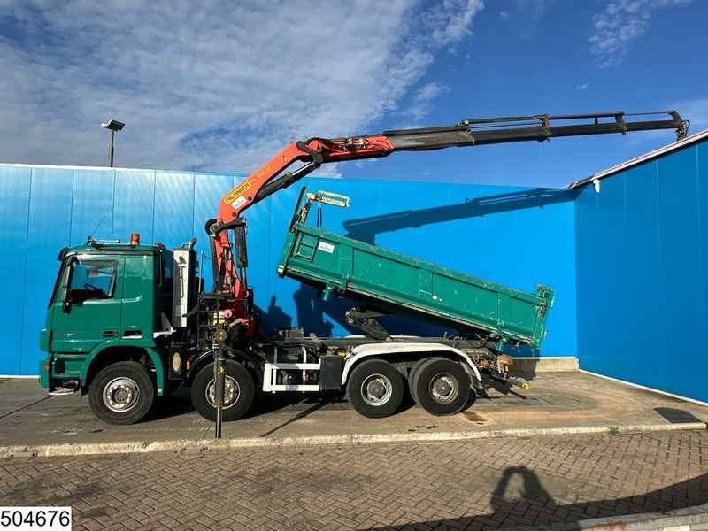 Mercedes-Benz Actros 4151 8x4, EURO 5, V8, Palfinger, Remote - Camion benne, Camion grue: photos 3 Mercedes-Benz Actros 4151 8x4, EURO 5, V8, Palfinger, Remote - Camion benne, Camion grue: photos 3