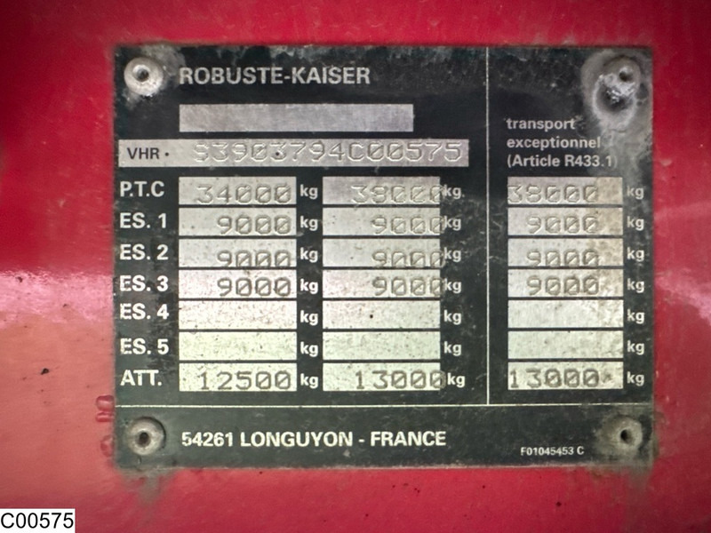 ROBUSTE open laadbak 4.60 MTR extendable - Semi-remorque plateau: photos 5 ROBUSTE open laadbak 4.60 MTR extendable - Semi-remorque plateau: photos 5