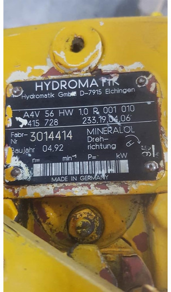 Hydromatik A4V56HW1.0R001010 - Drive pump/Fahrpumpe/Rijpomp - Hydraulique: photos 3 Hydromatik A4V56HW1.0R001010 - Drive pump/Fahrpumpe/Rijpomp - Hydraulique: photos 3