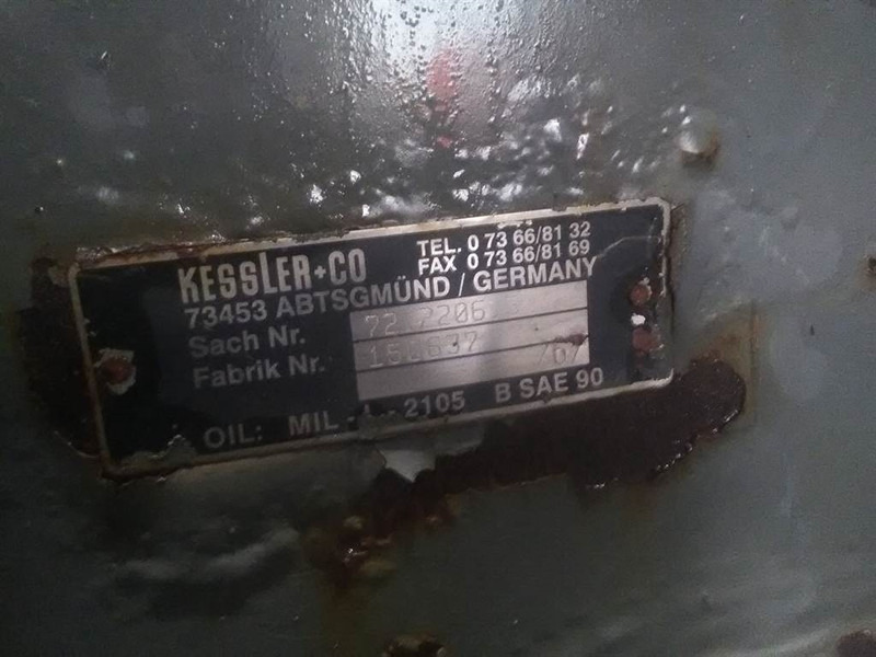Kessler+CO 72.2206 - Axle/Achse/As - Essieu et pièces pour Engins de chantier: photos 5 Kessler+CO 72.2206 - Axle/Achse/As - Essieu et pièces pour Engins de chantier: photos 5
