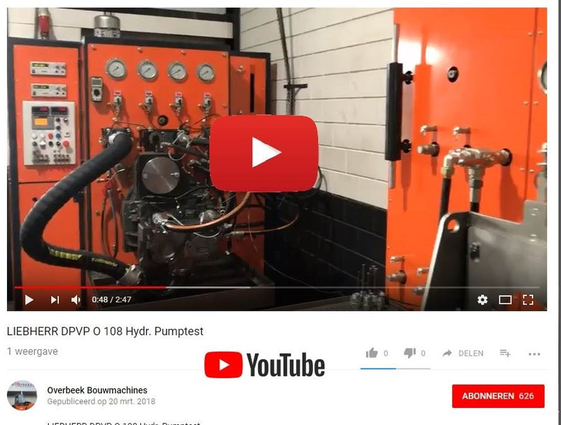 Liebherr DPVP 108 - Liebherr A934C - Load sensing pump - Hydraulique: photos 2 Liebherr DPVP 108 - Liebherr A934C - Load sensing pump - Hydraulique: photos 2