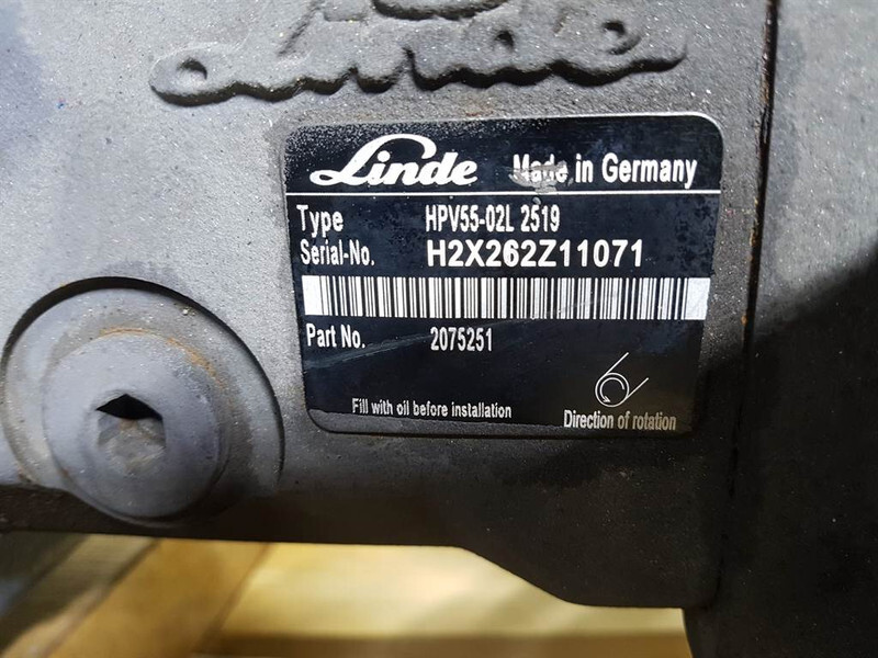 Linde HPV55-02L - Vögele - 2075251 -Drive pump/Fahrpumpe - Hydraulique: photos 4 Linde HPV55-02L - Vögele - 2075251 -Drive pump/Fahrpumpe - Hydraulique: photos 4