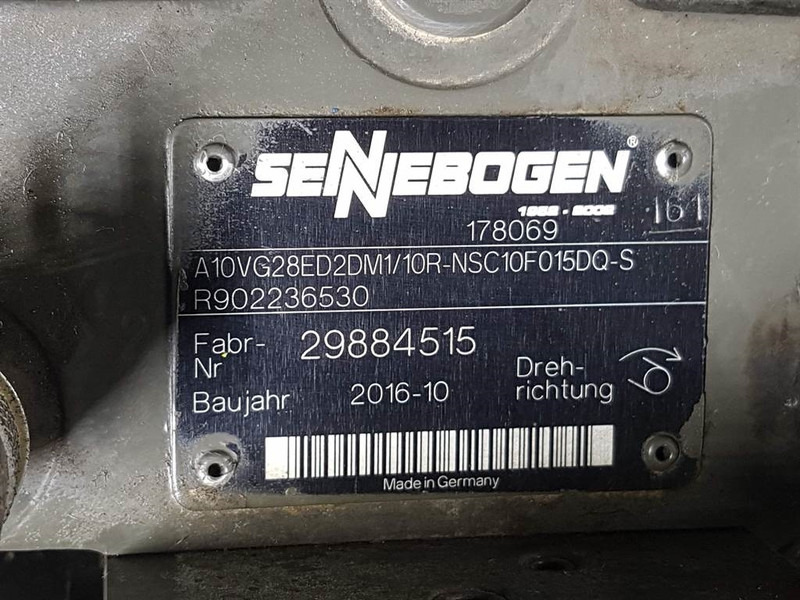 Sennebogen 818E-Rexroth A10VG28ED2DM1/10R-Load sensing pump - Hydraulique pour Engins de chantier: photos 5 Sennebogen 818E-Rexroth A10VG28ED2DM1/10R-Load sensing pump - Hydraulique pour Engins de chantier: photos 5