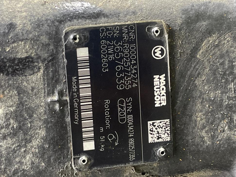 Hydraulique pour Engins de chantier WACKER NEUSON 1000434274-Rexroth A10VO100-Load sensing pump: photos 9