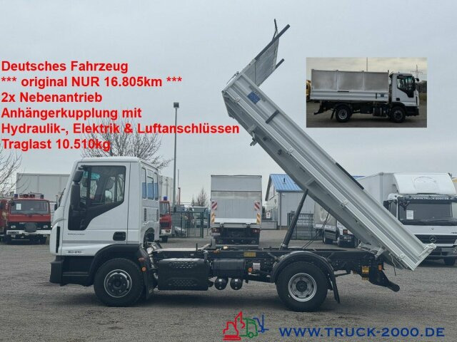 Iveco 80-210 Meiller 3 Seiten 3 Sitze AHK NUR 16 TKM - Camion benne: photos 1 Iveco 80-210 Meiller 3 Seiten 3 Sitze AHK NUR 16 TKM - Camion benne: photos 1