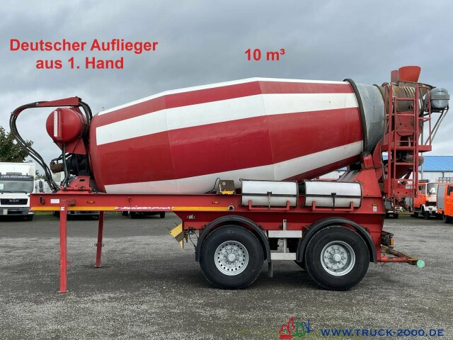 Karrena 10 m³ Betonmischer / Concrete Mixer 1.Hd - Semi-remorque malaxeur: photos 1 Karrena 10 m³ Betonmischer / Concrete Mixer 1.Hd - Semi-remorque malaxeur: photos 1