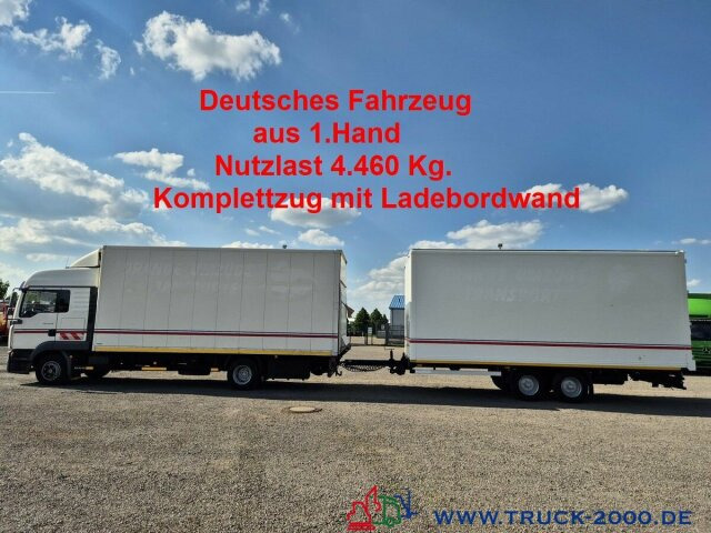 MAN TGL 8.210 Möbel Komplettzug Klima 4,5t. Nutzlast - Camion à rideaux coulissants: photos 1 MAN TGL 8.210 Möbel Komplettzug Klima 4,5t. Nutzlast - Camion à rideaux coulissants: photos 1
